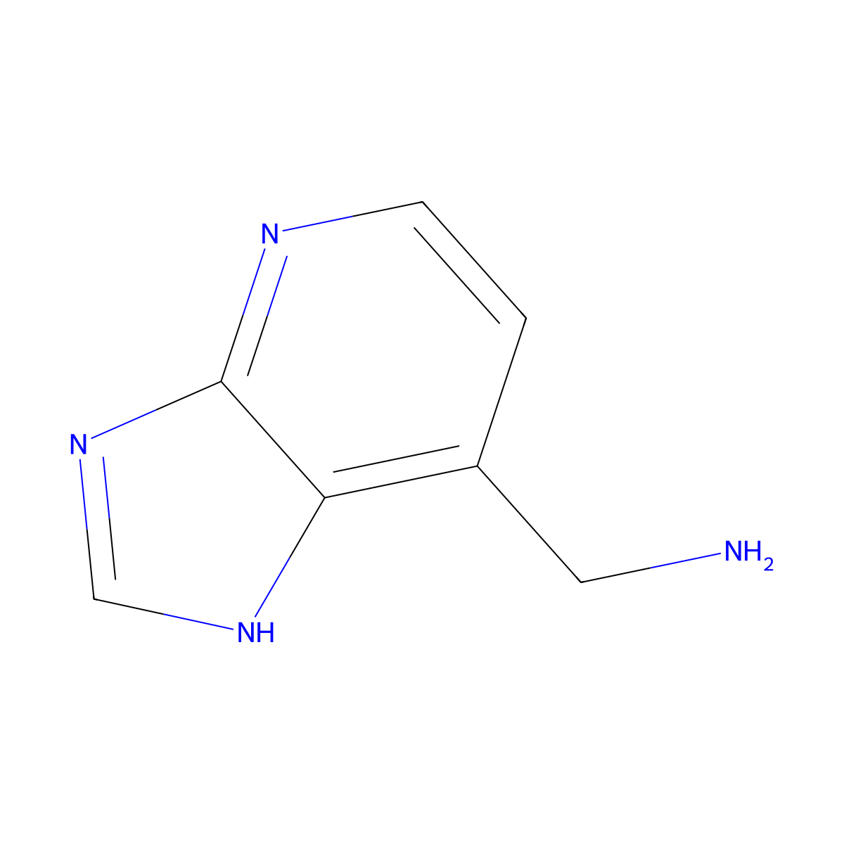 (3H-Imidazo[4,5-b]pyridin-7-yl)methanamine molecular structure, CAS 1566552-84-8