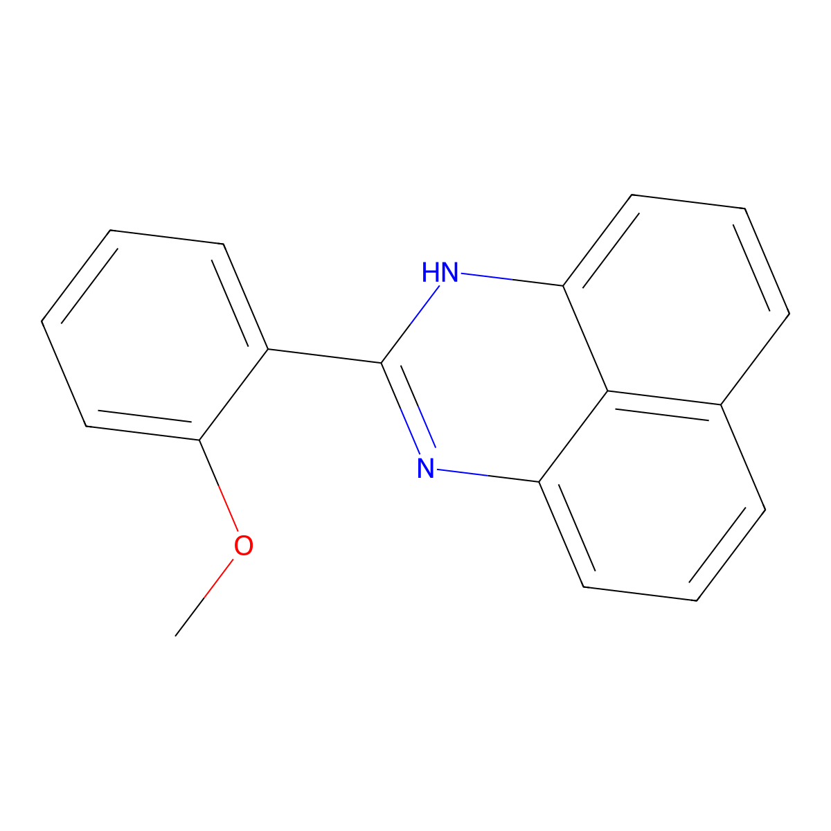 2-(2-methoxyphenyl)-1H-perimidine molecular structure, CAS 15666-66-7