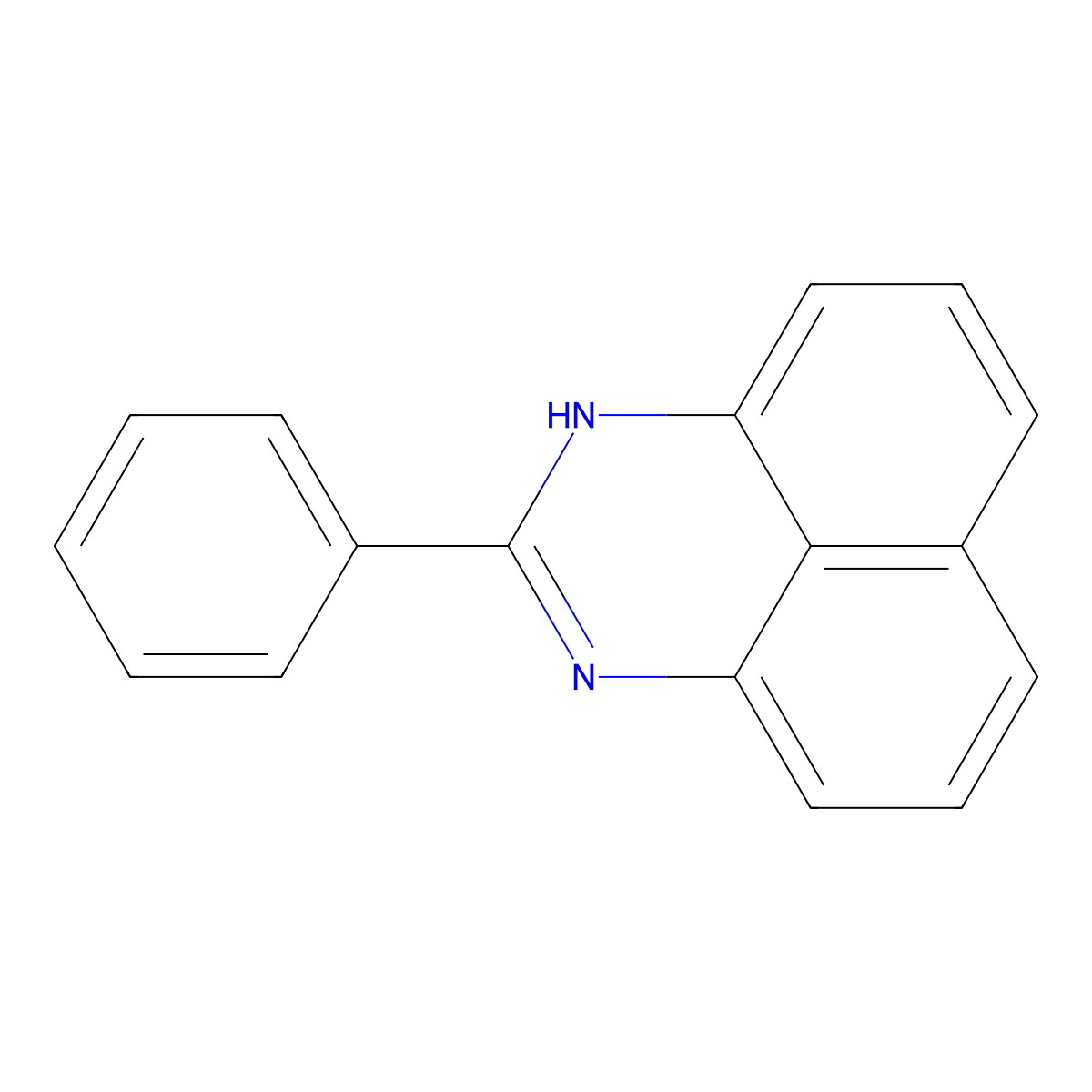 2-phenyl-1H-perimidine molecular structure, CAS 15666-84-9
