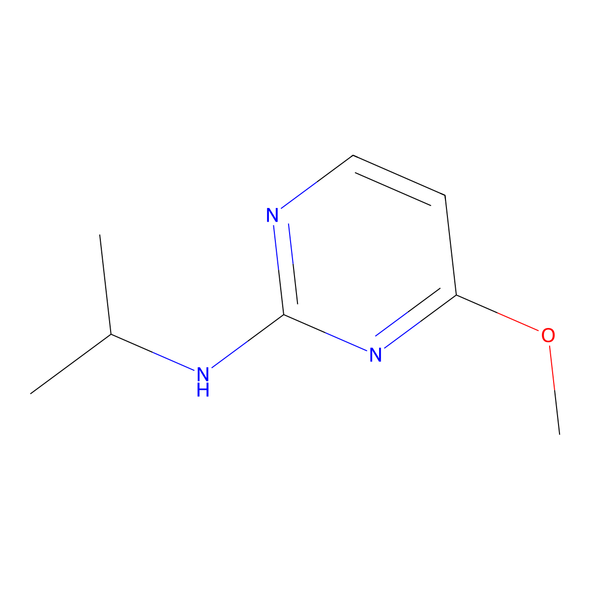 4-methoxy-N-propan-2-ylpyrimidin-2-amine molecular structure, CAS 1566731-63-2