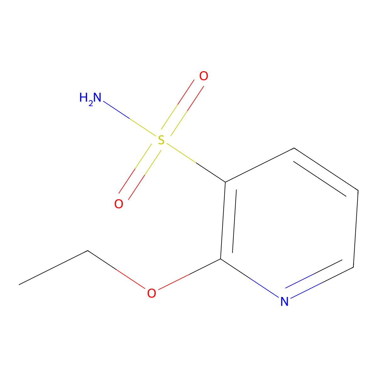 2-Ethoxypyridine-3-sulfonamide molecular structure, CAS 1566767-66-5