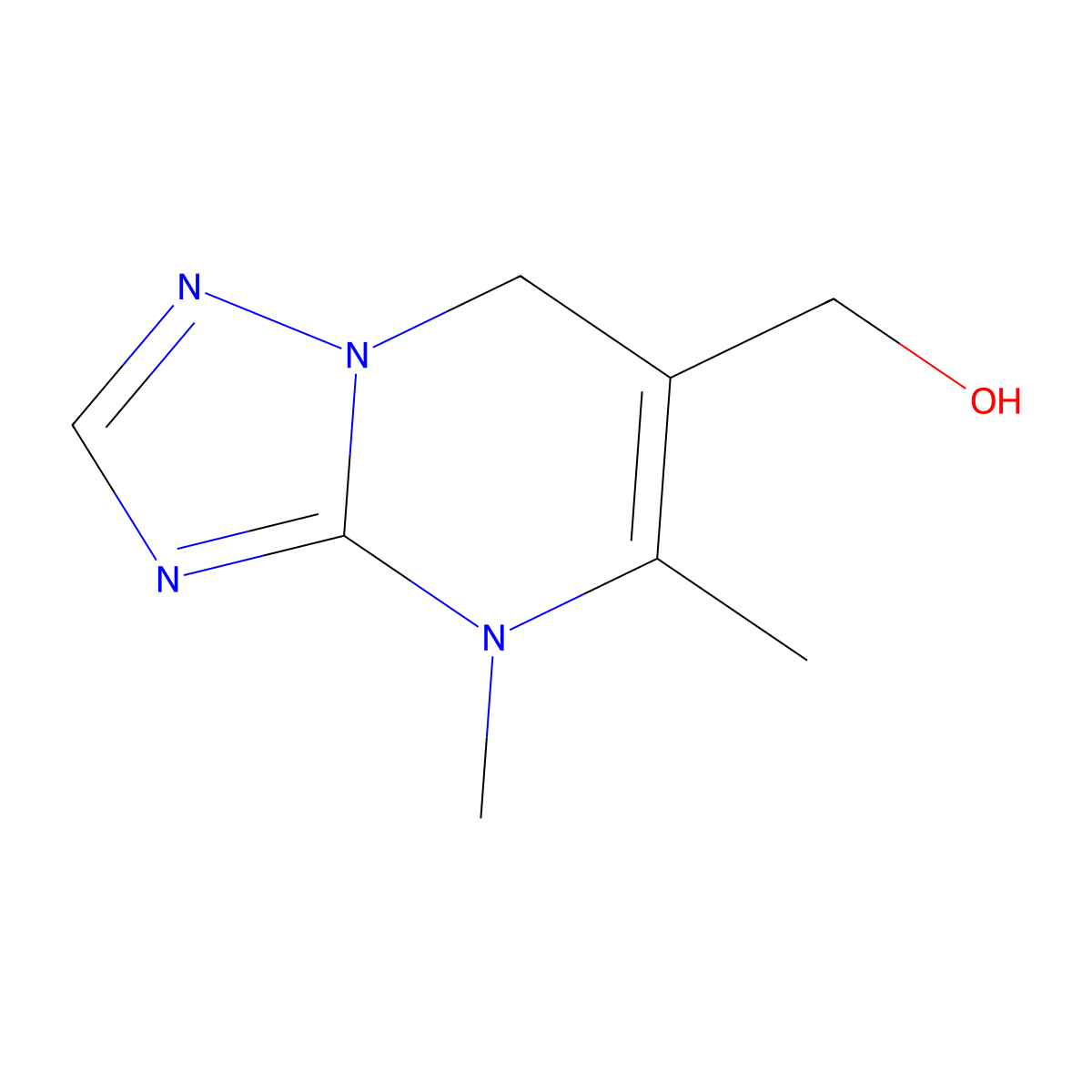 {4,5-dimethyl-4H,7H-[1,2,4]triazolo[1,5-a]pyrimidin-6-yl}methanol molecular structure, CAS 1566796-31-3