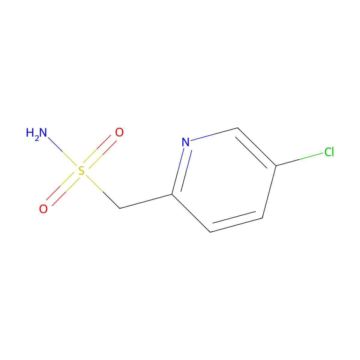 (5-Chloropyridin-2-YL)methanesulfonamide molecular structure, CAS 1566807-42-8