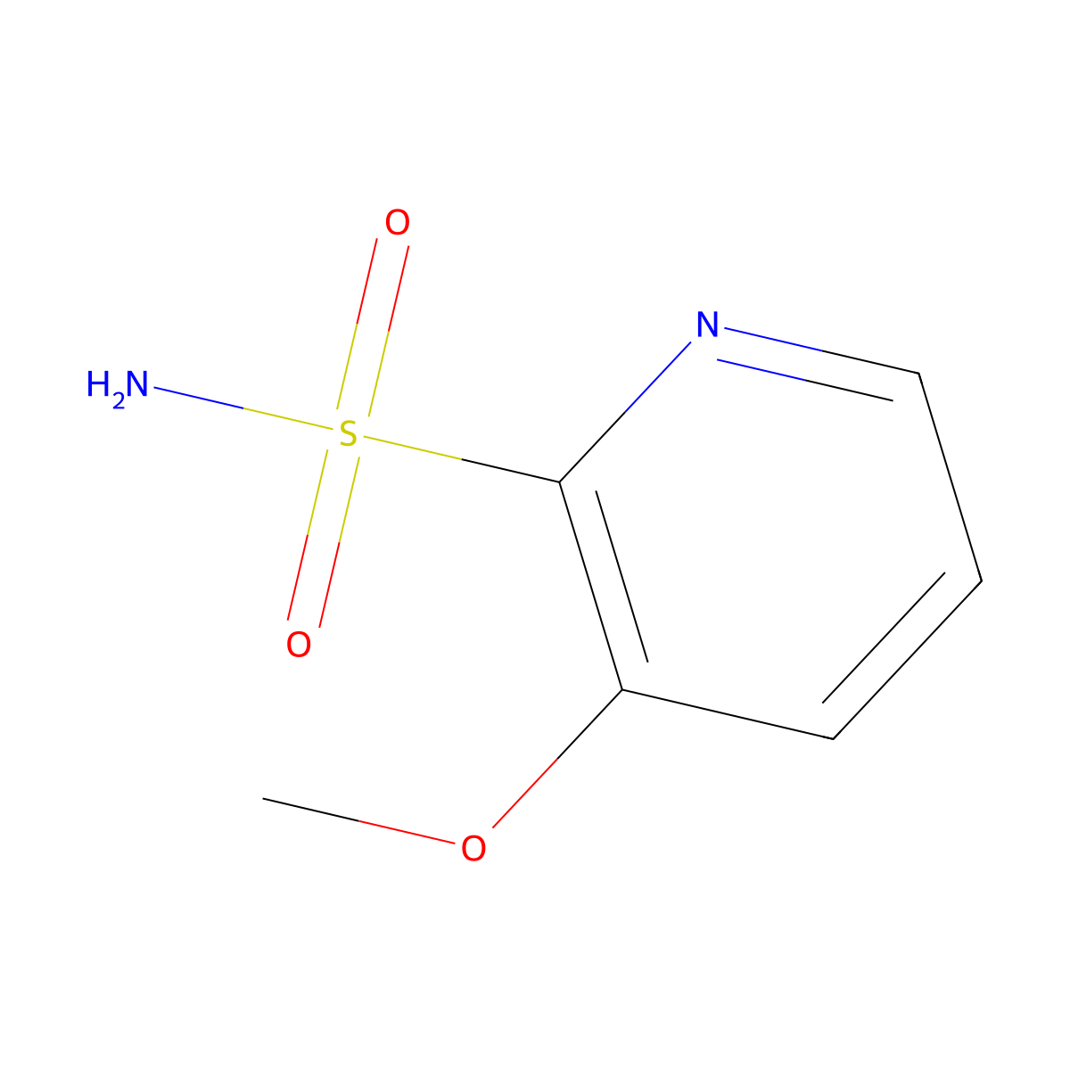 3-Methoxypyridine-2-sulfonamide molecular structure, CAS 1566809-26-4