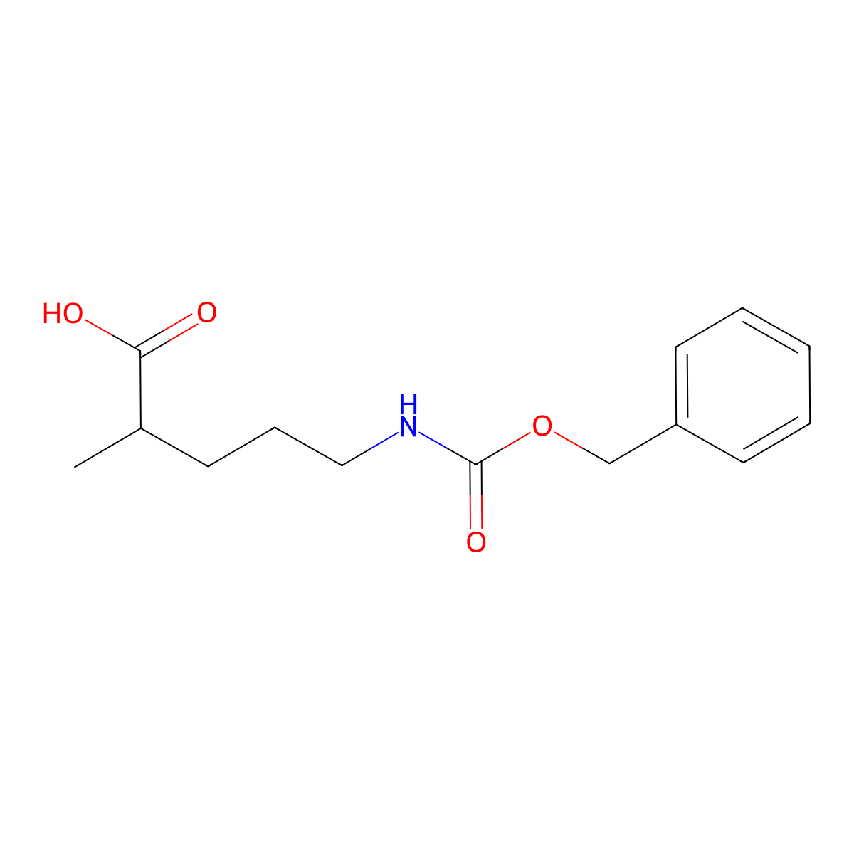 5-{[(Benzyloxy)carbonyl]amino}-2-methylpentanoic acid molecular structure, CAS 1566926-82-6