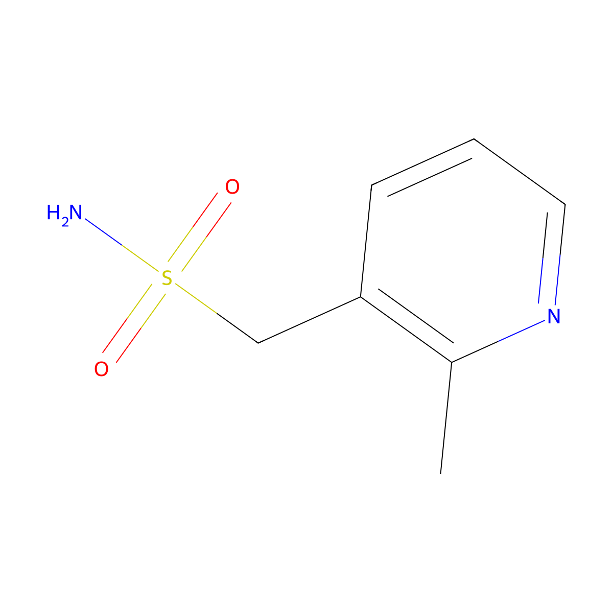 (2-Methylpyridin-3-yl)methanesulfonamide molecular structure, CAS 1566949-50-5