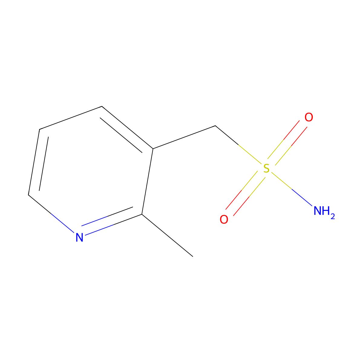 (2-Methylpyridin-3-yl)methanesulfonamide molecular structure, CAS 1566949-50-5