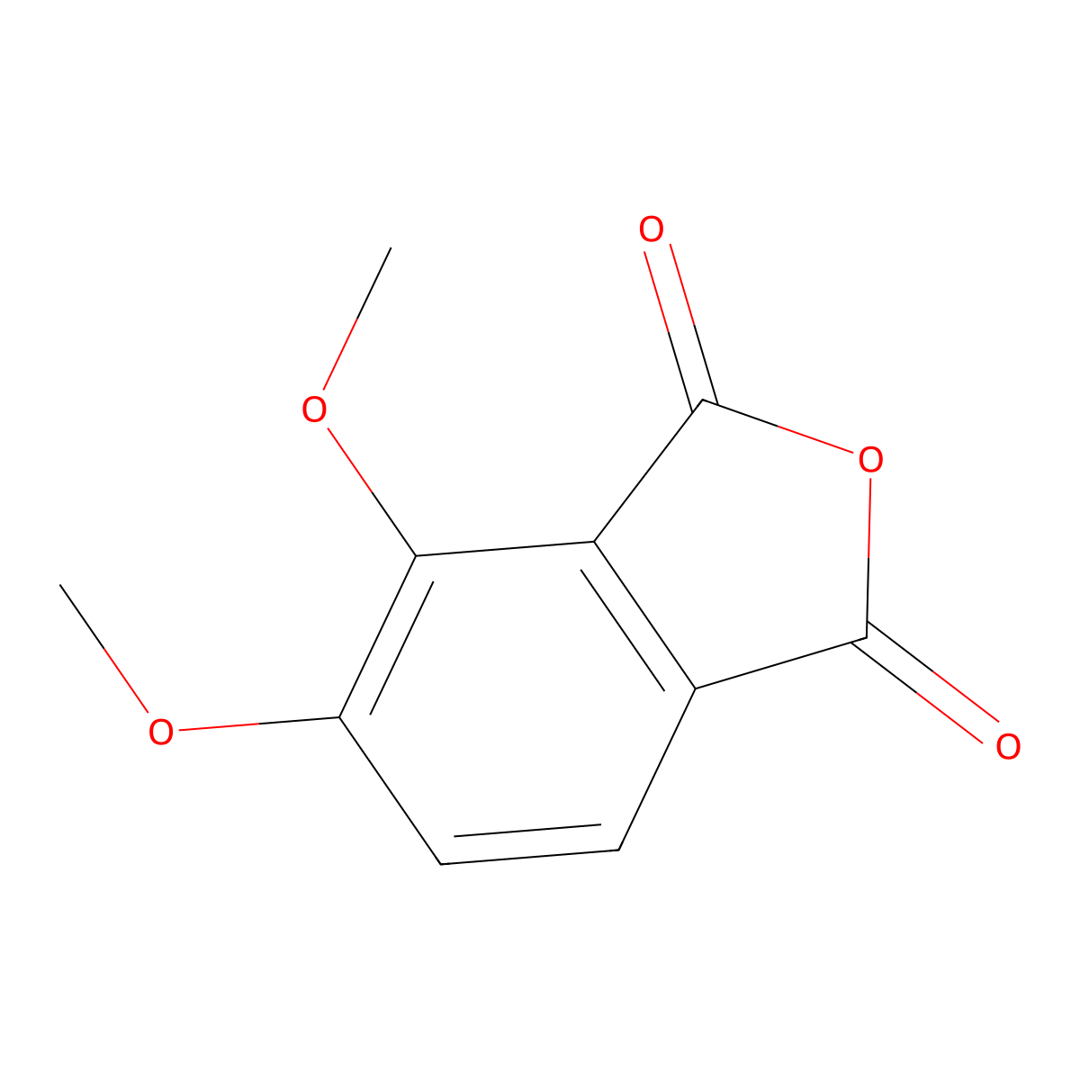 4,5-Dimethoxy-2-benzofuran-1,3-dione molecular structure, CAS 1567-56-2
