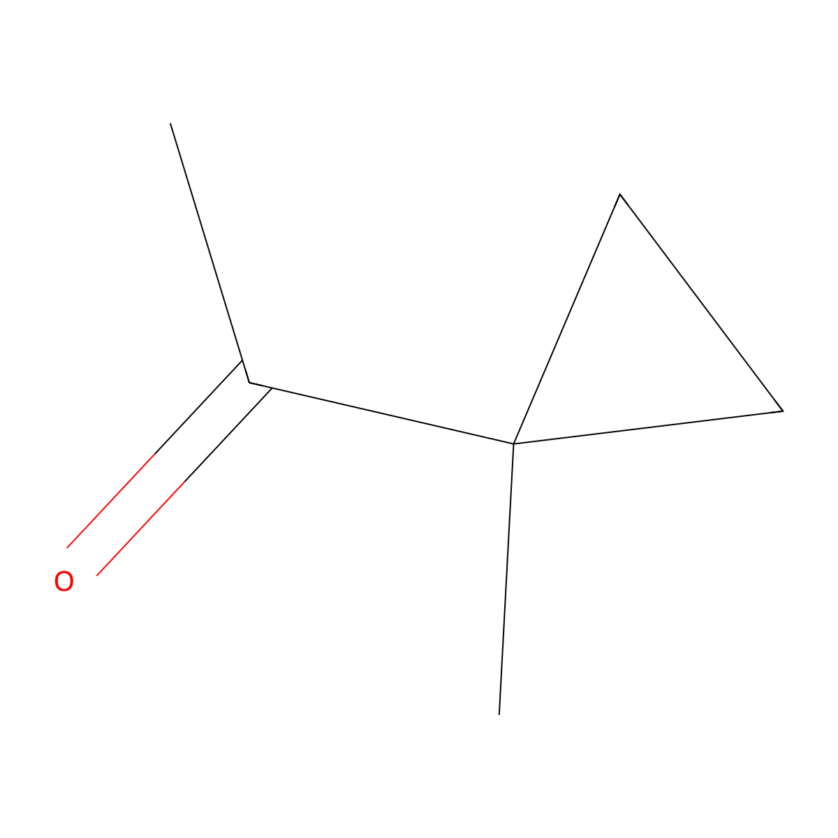 Methyl 1-methylcyclopropyl ketone molecular structure, CAS 1567-75-5