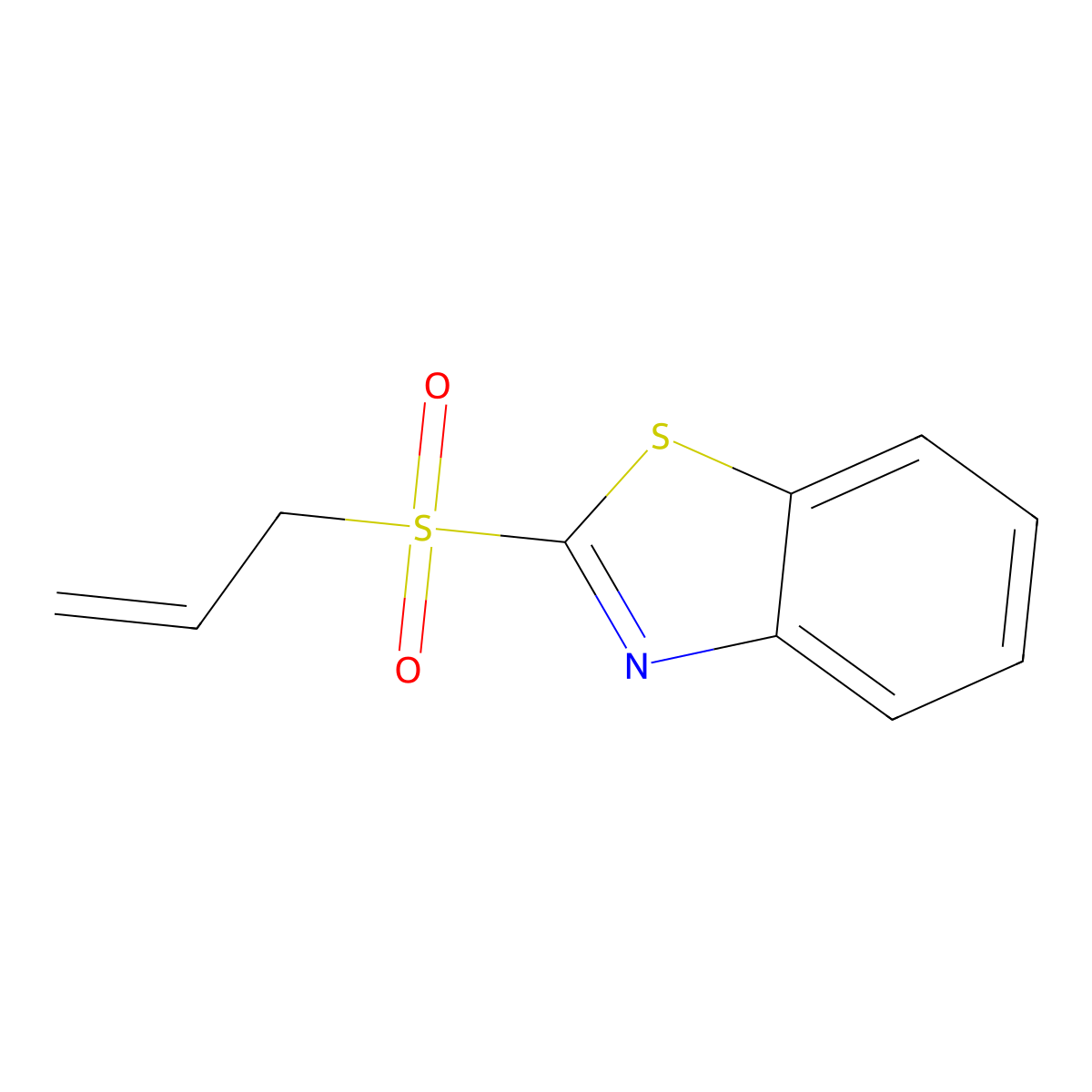 2-(Allylsulfonyl)benzothiazole molecular structure, CAS 156701-45-0
