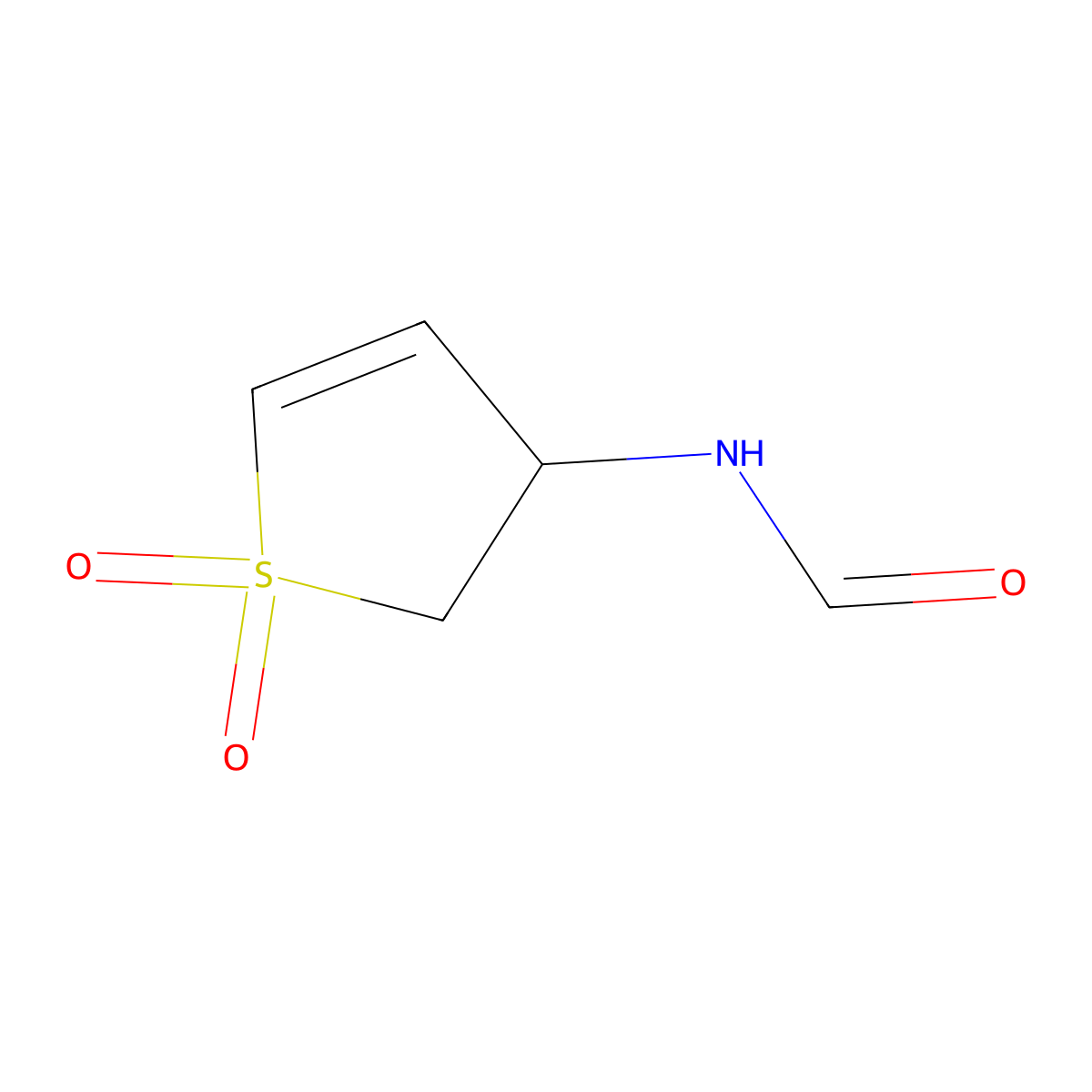N-(1,1-dioxo-2,3-dihydro-1lambda6-thiophen-3-yl)formamide molecular structure, CAS 1567053-41-1