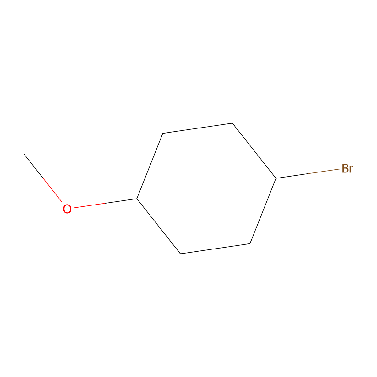 1-Bromo-4-methoxycyclohexane molecular structure, CAS 1567059-60-2