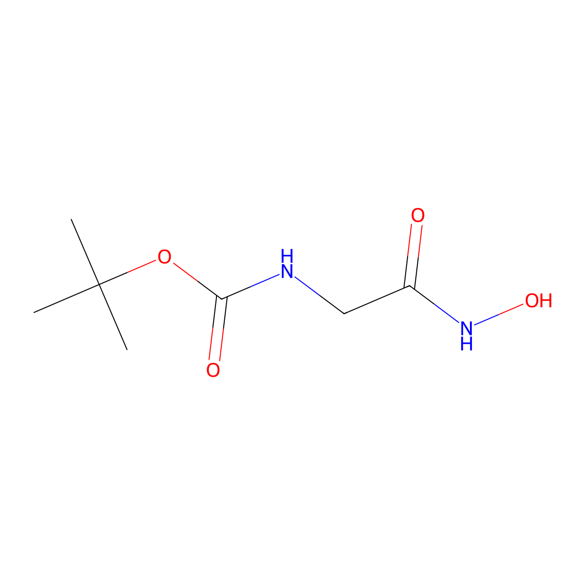 Tert-butyl N-[(hydroxycarbamoyl)methyl]carbamate molecular structure, CAS 156706-50-2