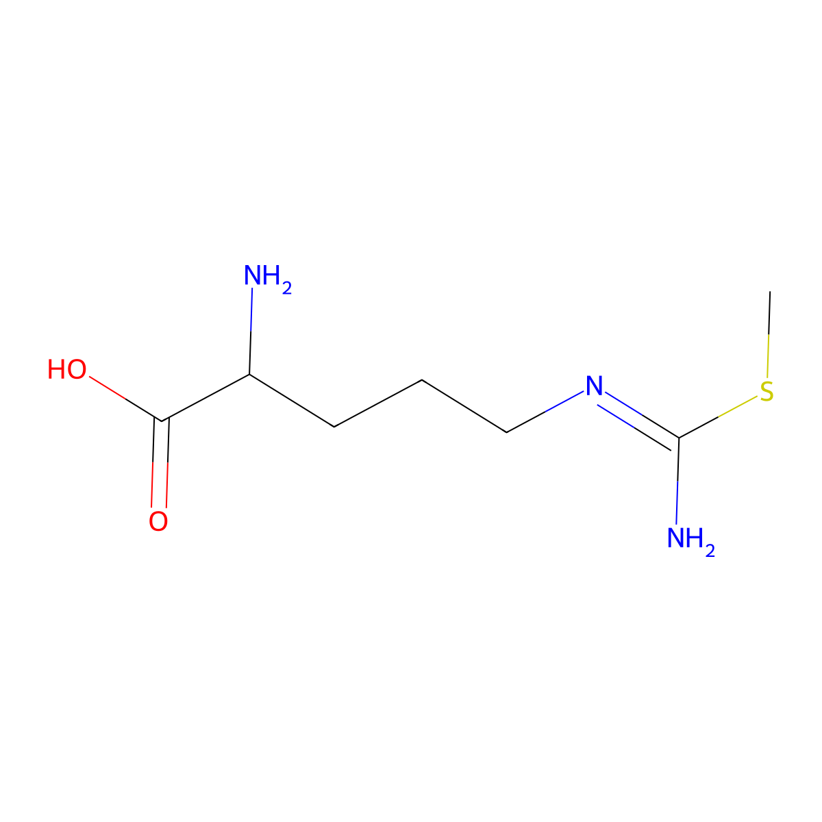 S-methyl-L-thiocitrulline molecular structure, CAS 156719-41-4