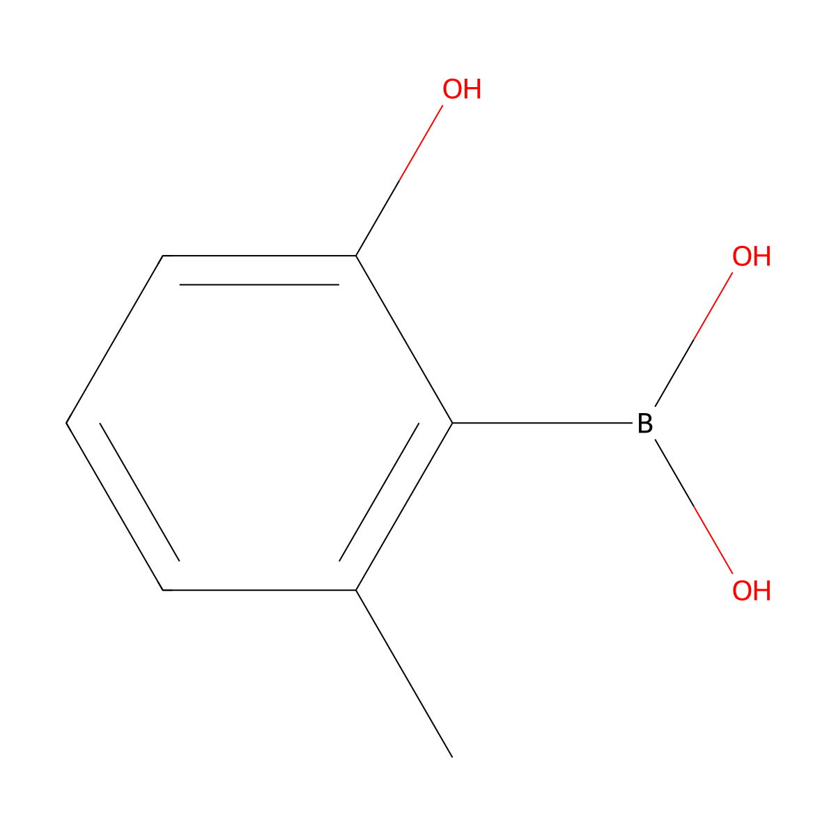 (2-Hydroxy-6-methylphenyl)boronicacid molecular structure, CAS 1567218-39-6