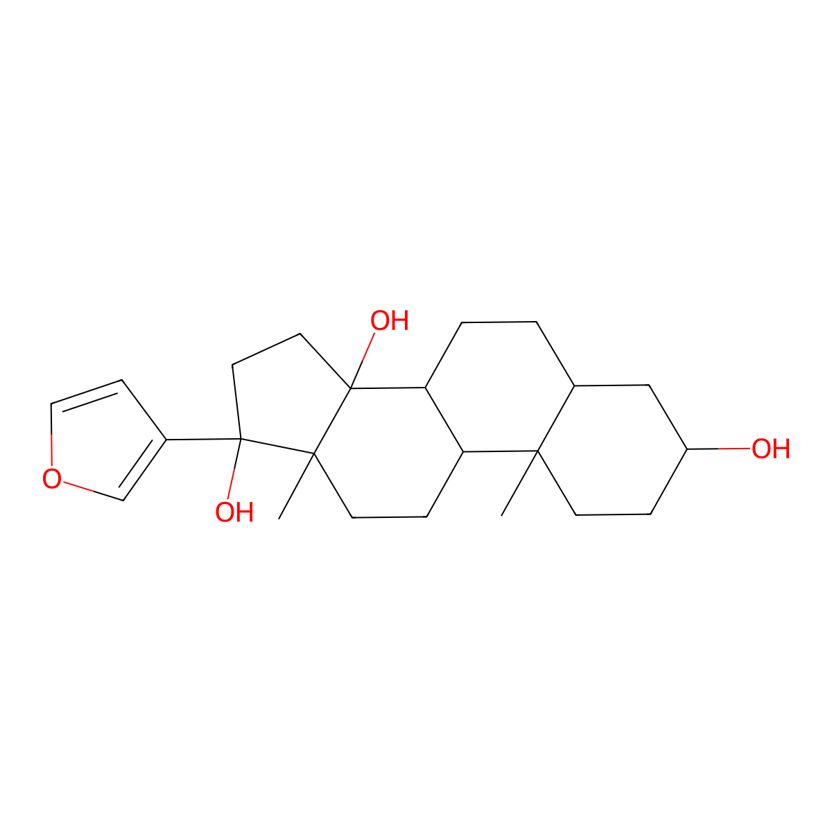 Rostafuroxin molecular structure, CAS 156722-18-8