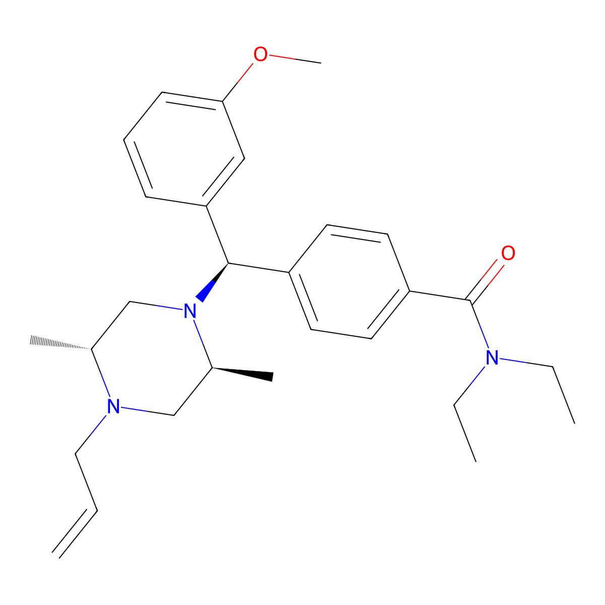 Snc 80 molecular structure, CAS 156727-74-1