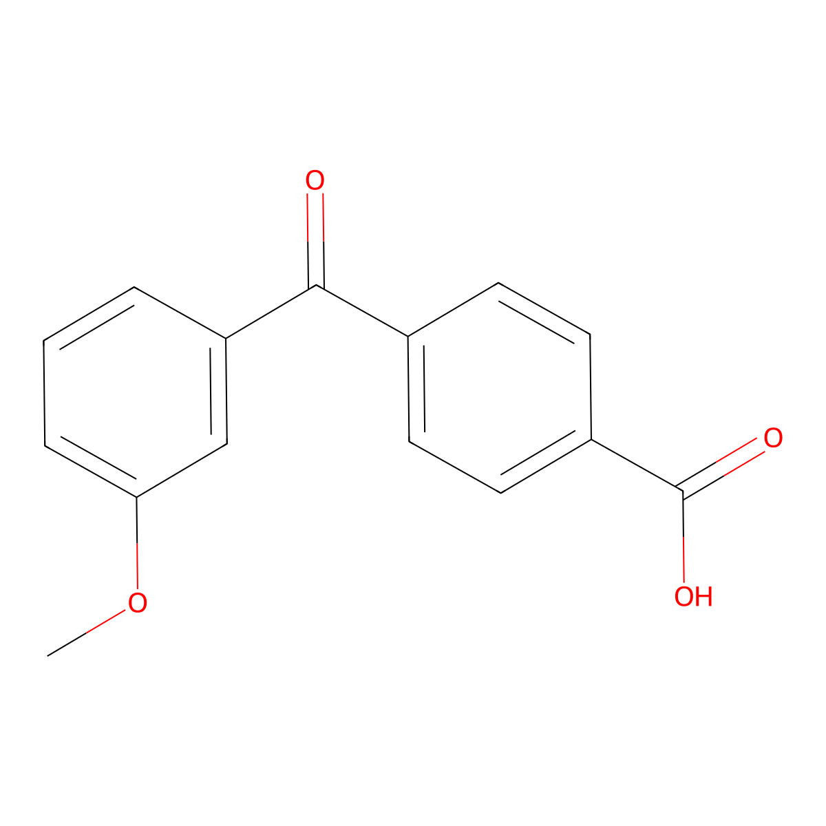 4-(3-methoxybenzoyl)benzoic Acid molecular structure, CAS 156727-76-3
