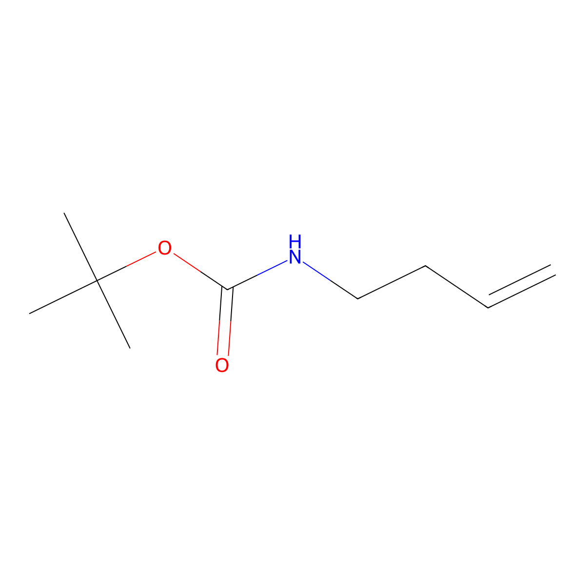 Tert-butyl but-3-EN-1-ylcarbamate molecular structure, CAS 156731-40-7