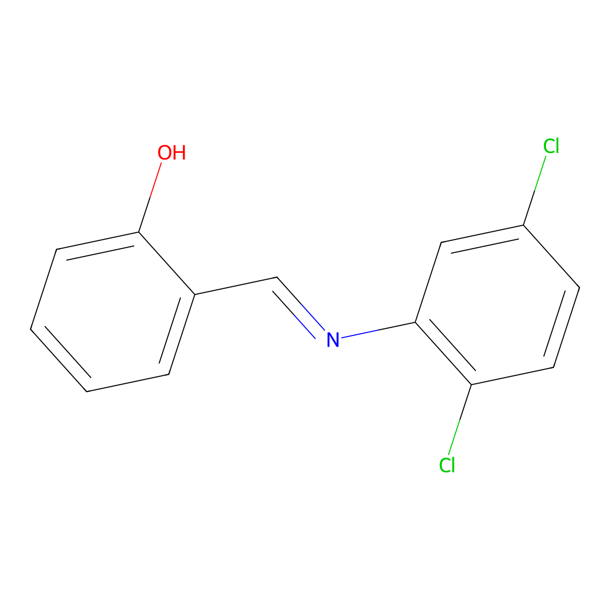 Alpha-(2,5-dichlorophenylimino)-ortho-cresol molecular structure, CAS 15674-07-4