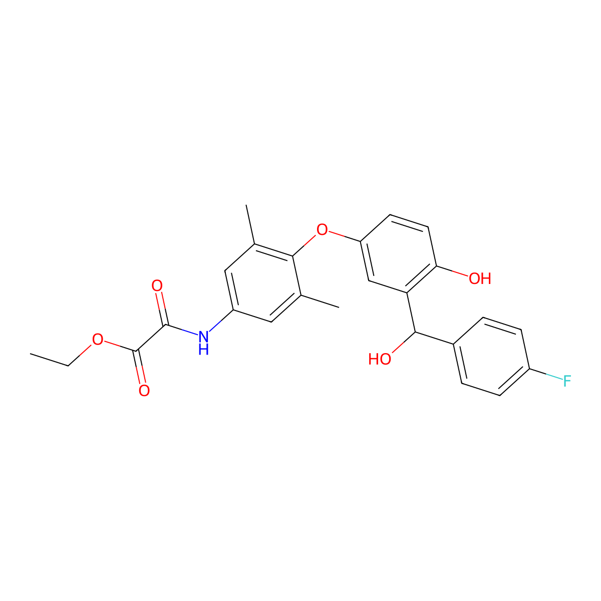 Axitirome molecular structure, CAS 156740-57-7