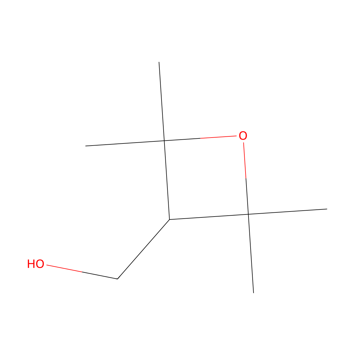 (2,2,4,4-Tetramethyloxetan-3-yl)methanol molecular structure, CAS 1567402-83-8