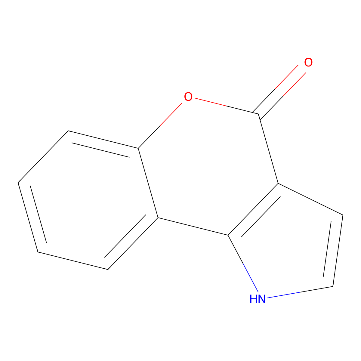 chromeno[4,3-b]pyrrol-4(1H)-one molecular structure, CAS 156742-49-3
