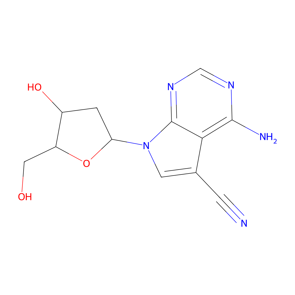 2'-Deoxytoyocamycin molecular structure, CAS 15676-19-4