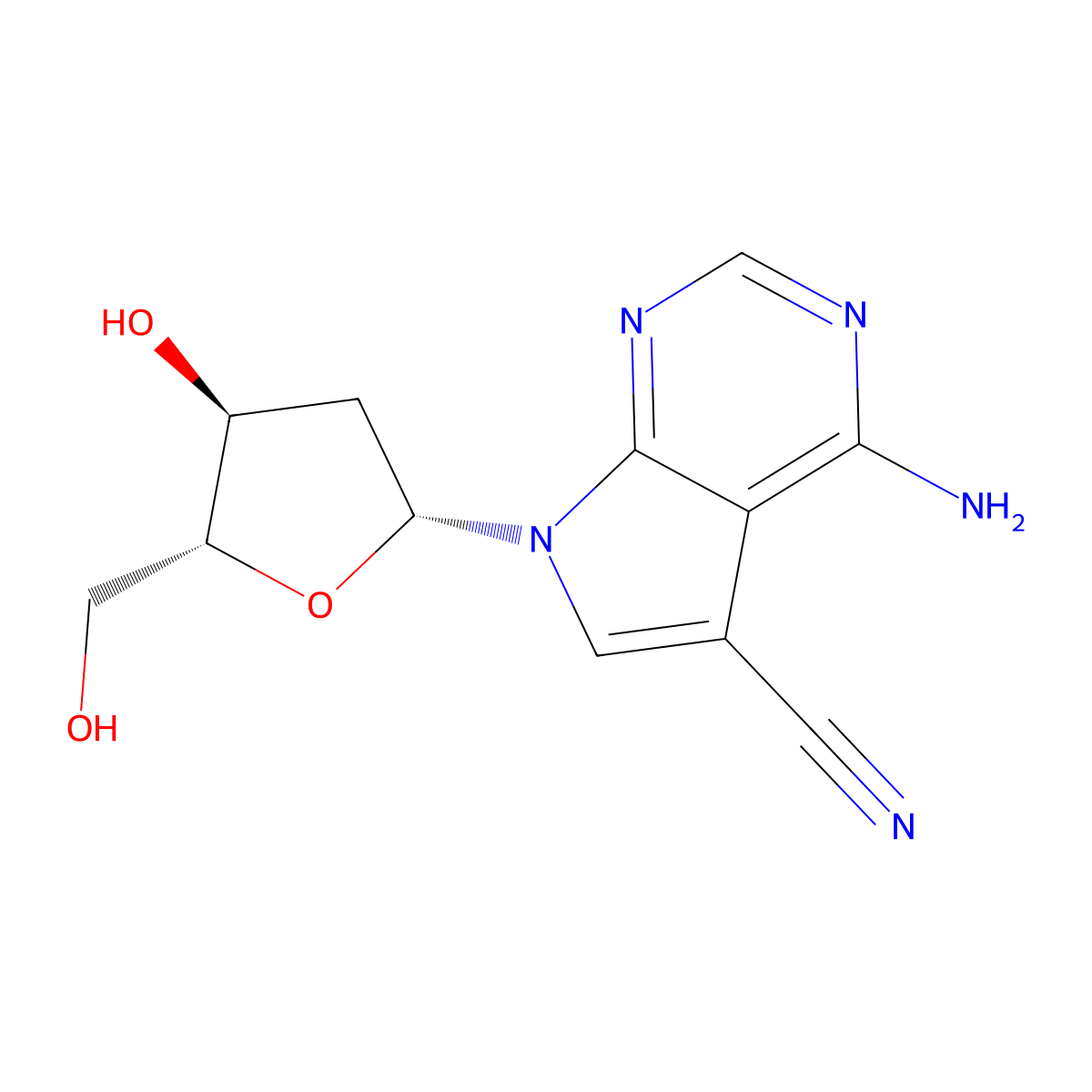 2'-Deoxytoyocamycin molecular structure, CAS 15676-19-4
