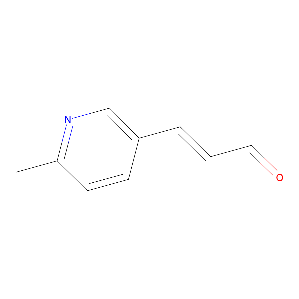 3-(6-Methylpyridin-3-yl)prop-2-enal molecular structure, CAS 1567639-94-4