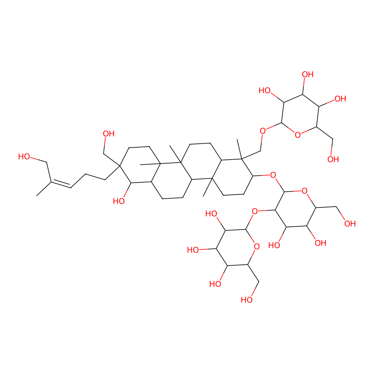 Hosenkoside C molecular structure, CAS 156764-83-9