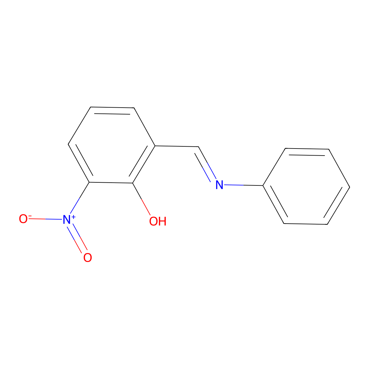 2-Nitro-6-[(phenylimino)methyl]phenol molecular structure, CAS 15677-17-5