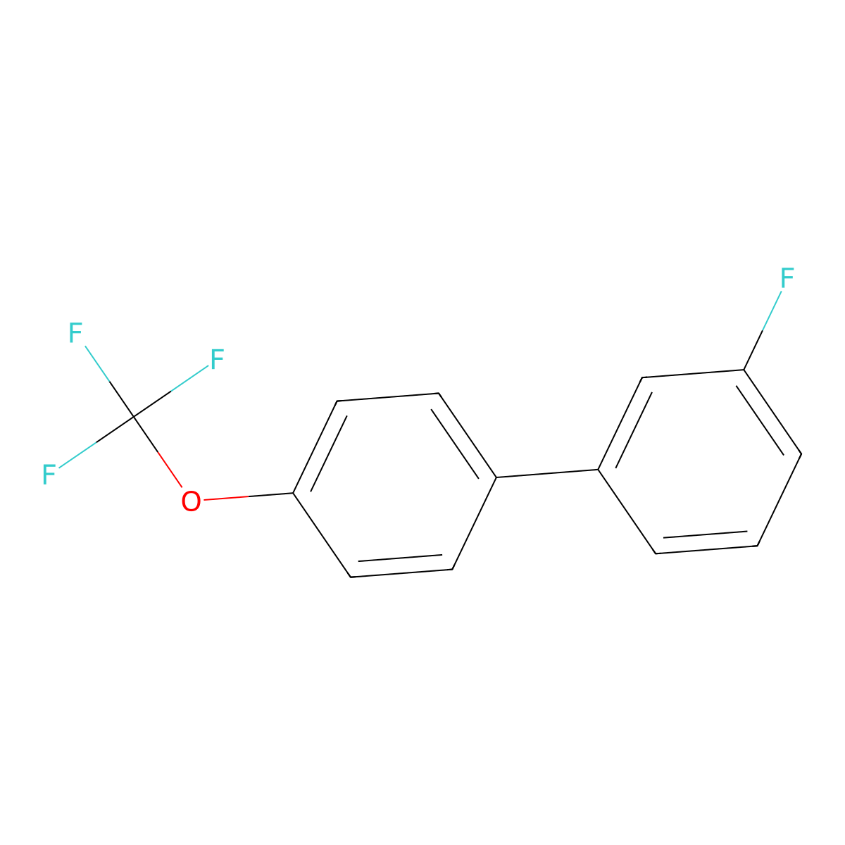 3-Fluoro-4'-(trifluoromethoxy)biphenyl molecular structure, CAS 156778-41-5
