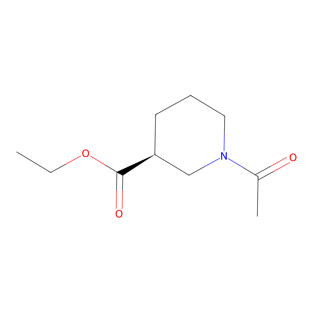 Ethyl (S)-1-Acetylpiperidine-3-carboxylate molecular structure, CAS 1567855-79-1