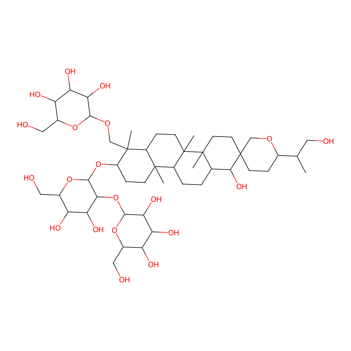 Hosenkoside A molecular structure, CAS 156791-82-1