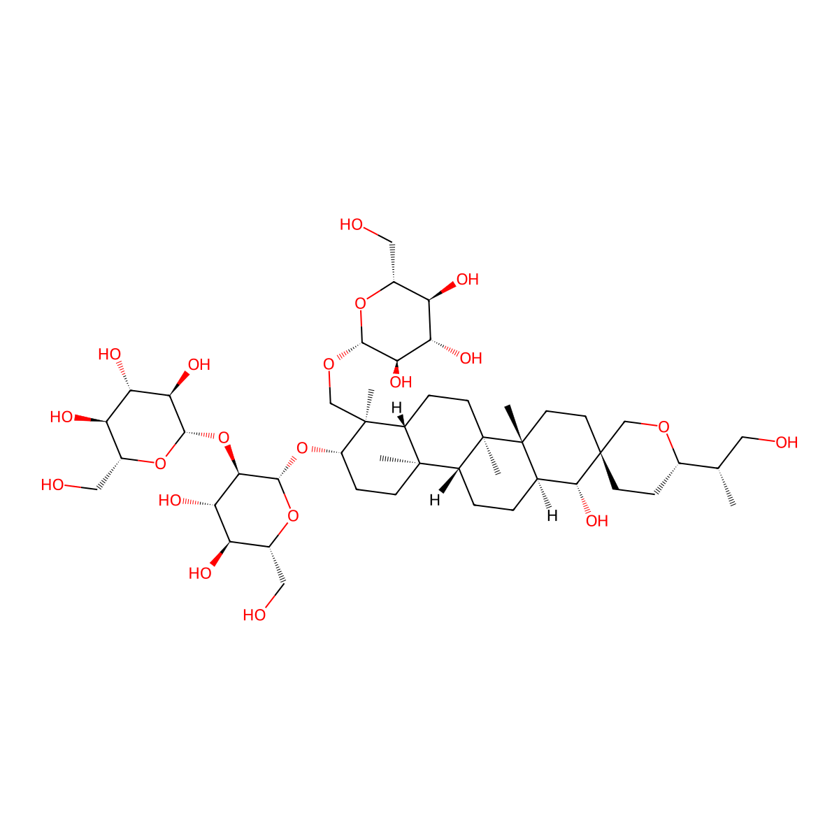 Hosenkoside A molecular structure, CAS 156791-82-1