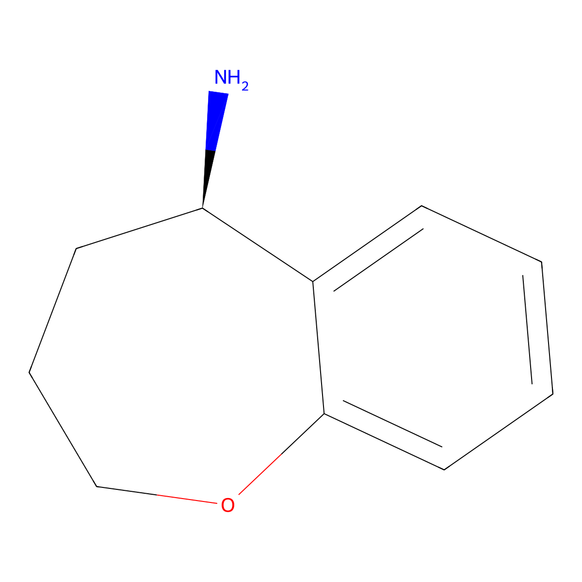 (R)-2,3,4,5-Tetrahydro-benzo[b]oxepin-5-ylamine molecular structure, CAS 1567915-72-3
