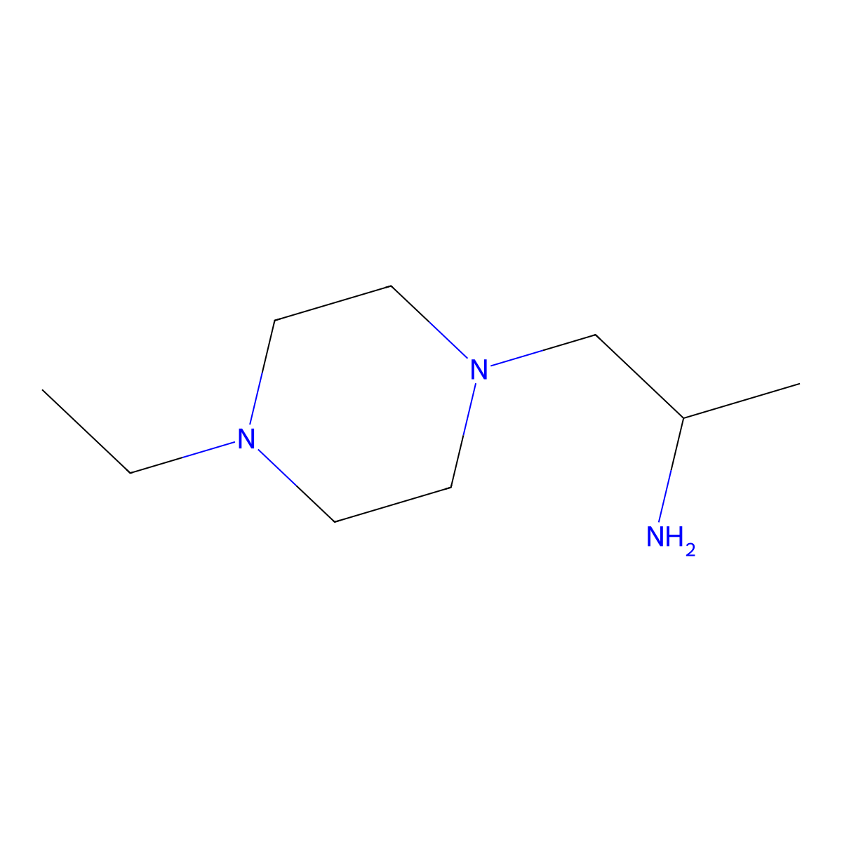 (2R)-1-(4-ethylpiperazin-1-yl)propan-2-amine molecular structure, CAS 1567925-49-8