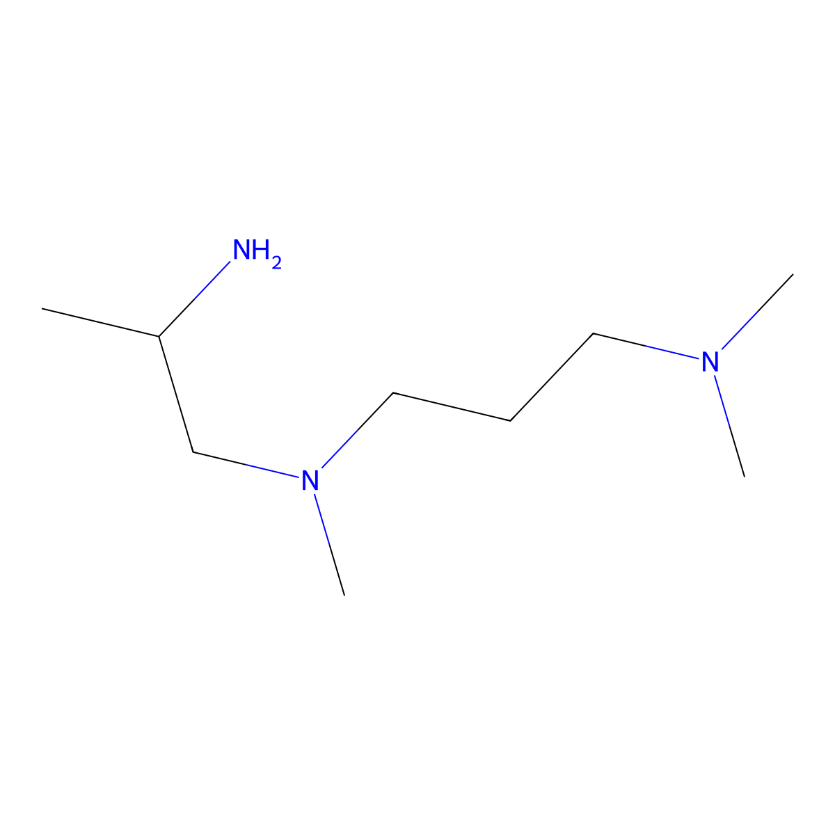 [(2S)-2-aminopropyl][3-(dimethylamino)propyl]methylamine molecular structure, CAS 1567951-60-3