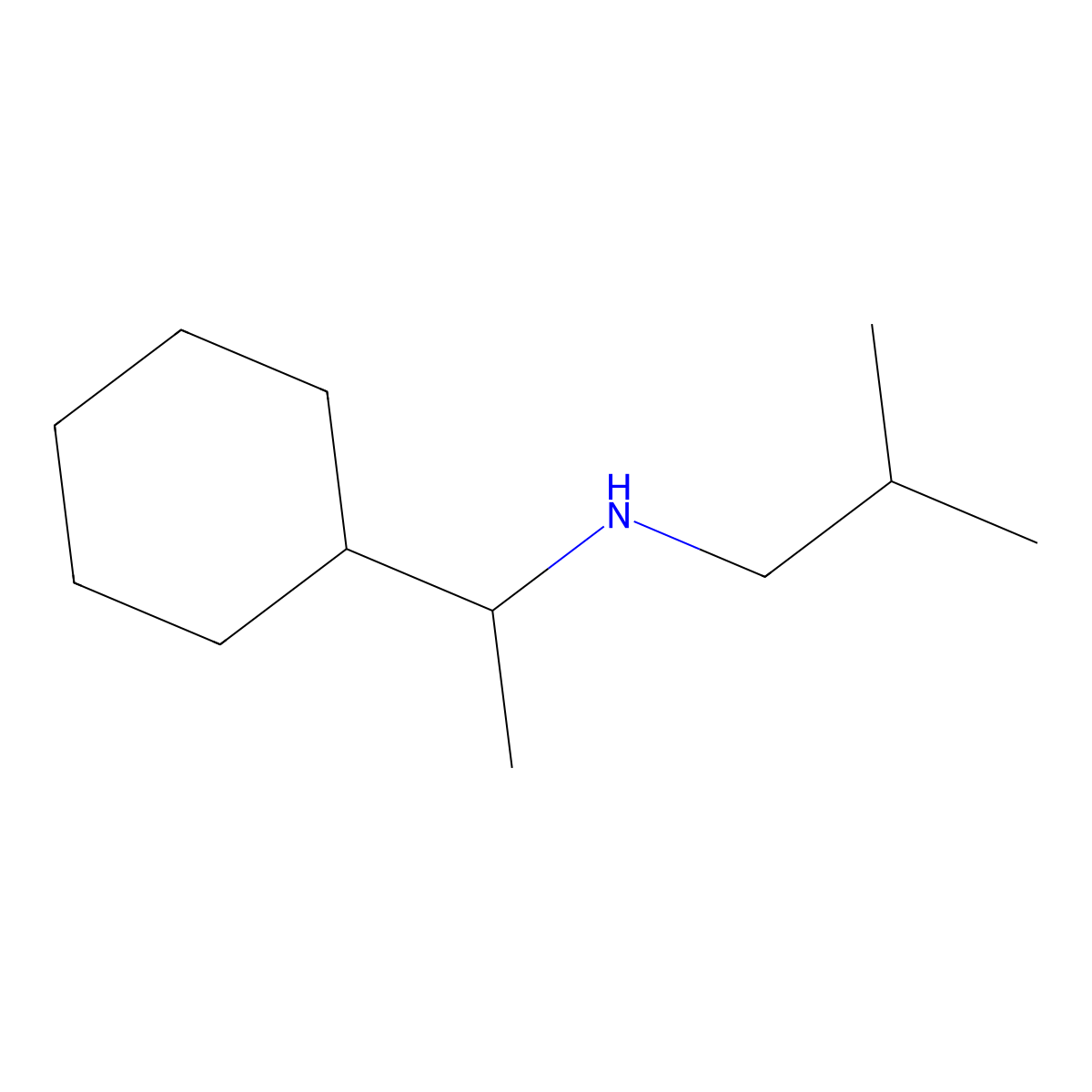 (S)-N-(1-Cyclohexylethyl)-2-methylpropan-1-amine molecular structure, CAS 1567972-56-8
