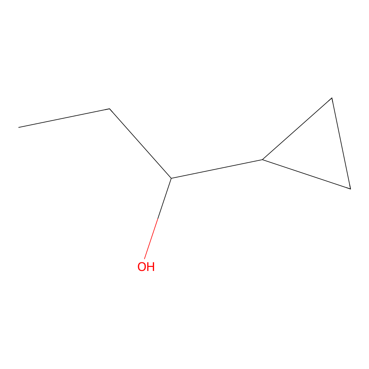(1S)-1-cyclopropylpropan-1-ol molecular structure, CAS 1567978-45-3
