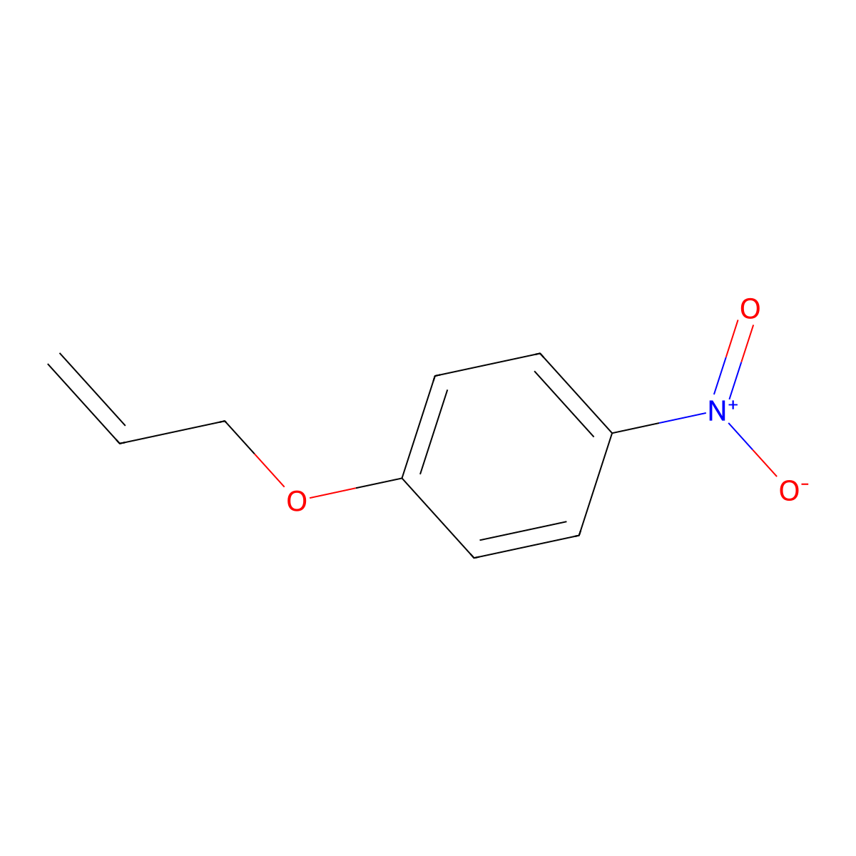 Allyl p-nitrophenyl ether molecular structure, CAS 1568-66-7