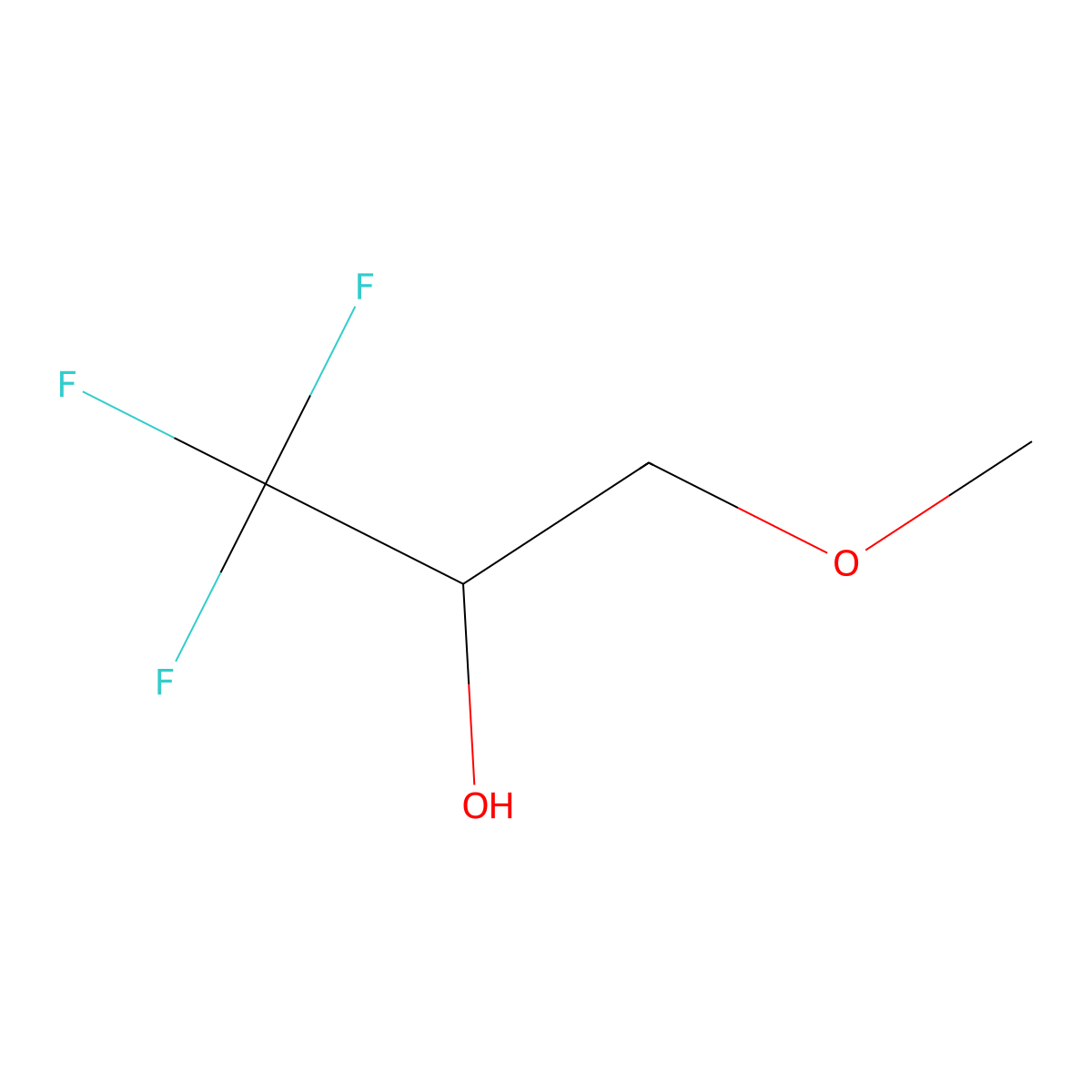 (2S)-1,1,1-trifluoro-3-methoxypropan-2-ol molecular structure, CAS 1568047-37-9