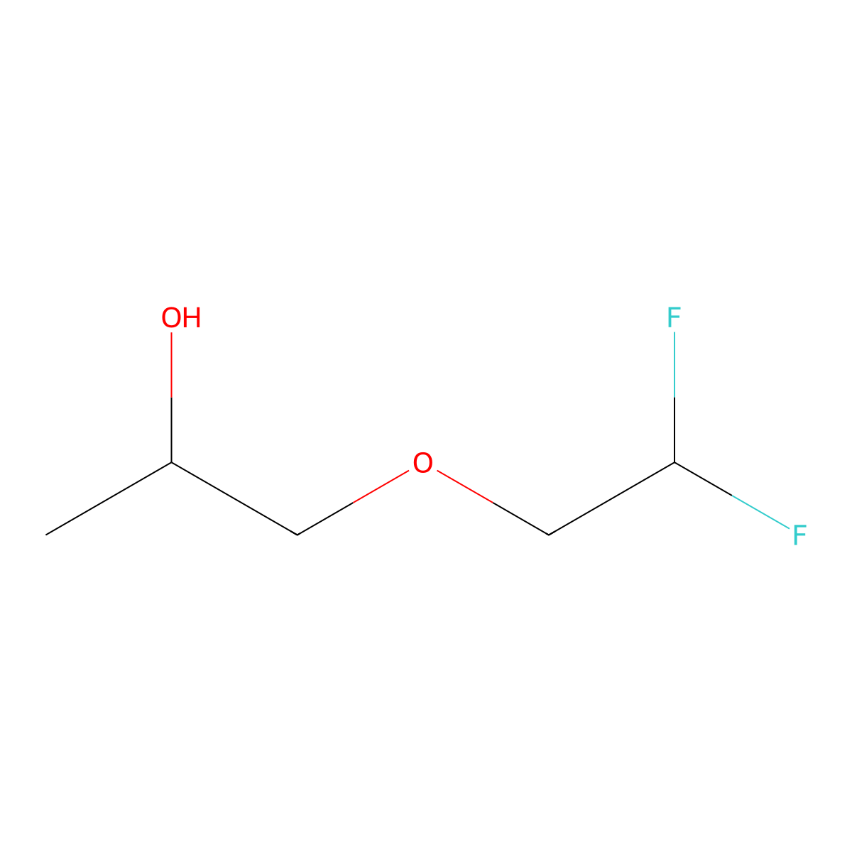 (2R)-1-(2,2-Difluoroethoxy)propan-2-ol molecular structure, CAS 1568072-64-9