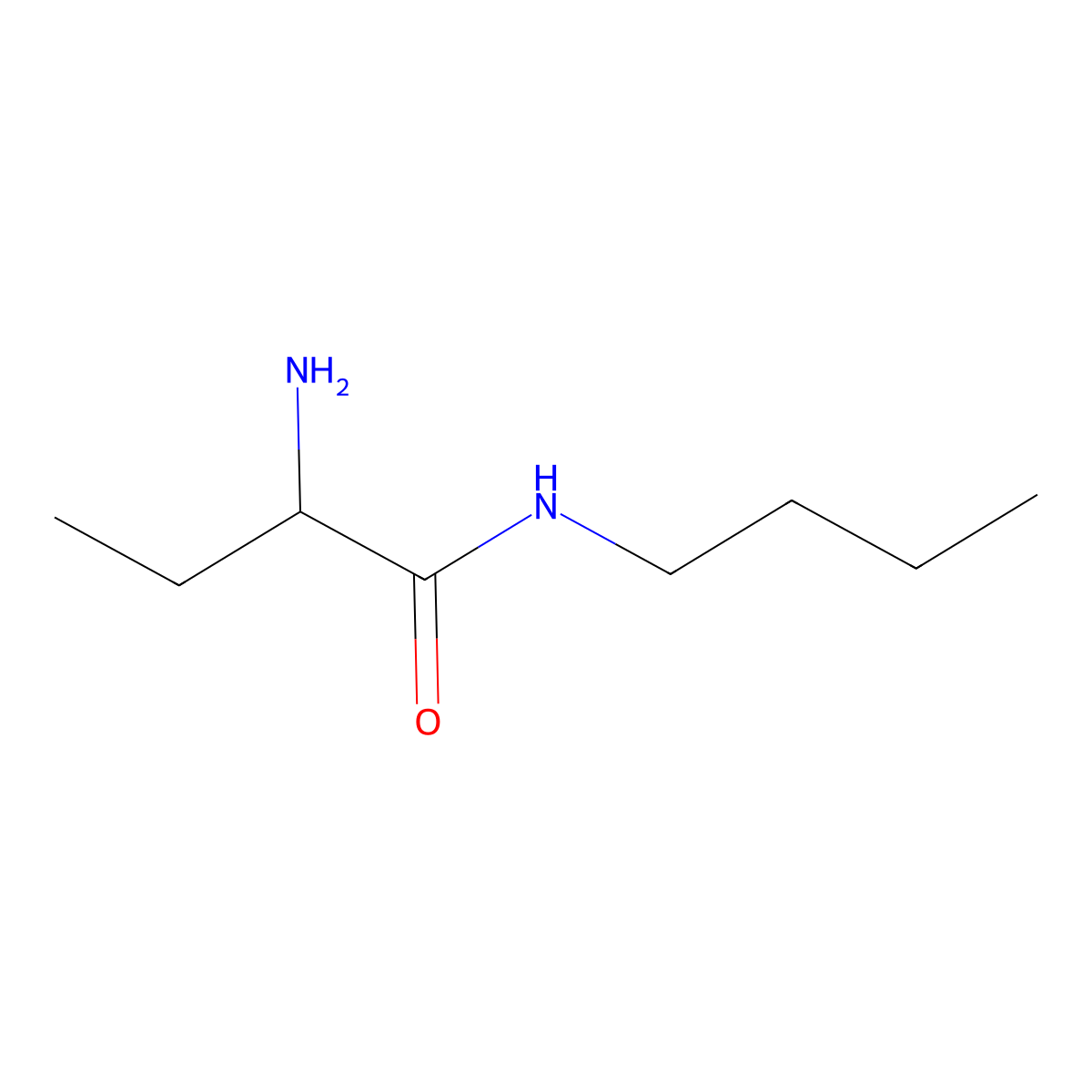 (S)-2-Amino-N-butylbutanamide molecular structure, CAS 1568073-85-7