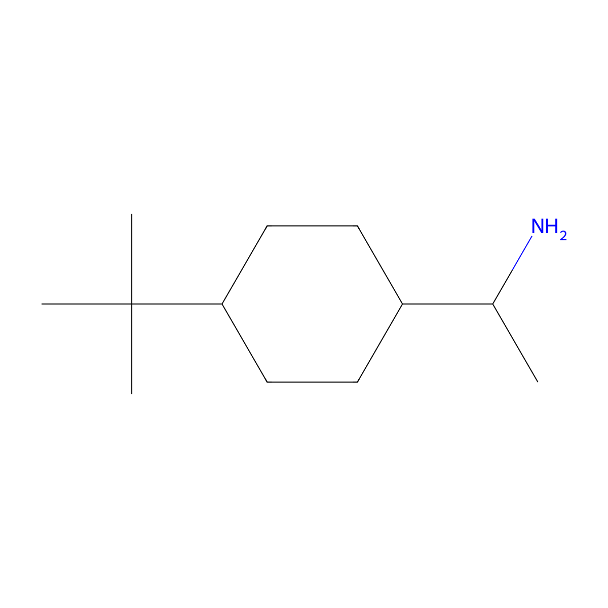 (R)-1-(4-(Tert-butyl)cyclohexyl)ethan-1-amine molecular structure, CAS 1568113-17-6