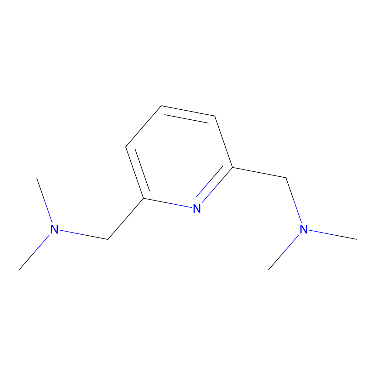1,1'-(Pyridine-2,6-diyl)bis(N,N-dimethylmethanamine) molecular structure, CAS 156813-22-8