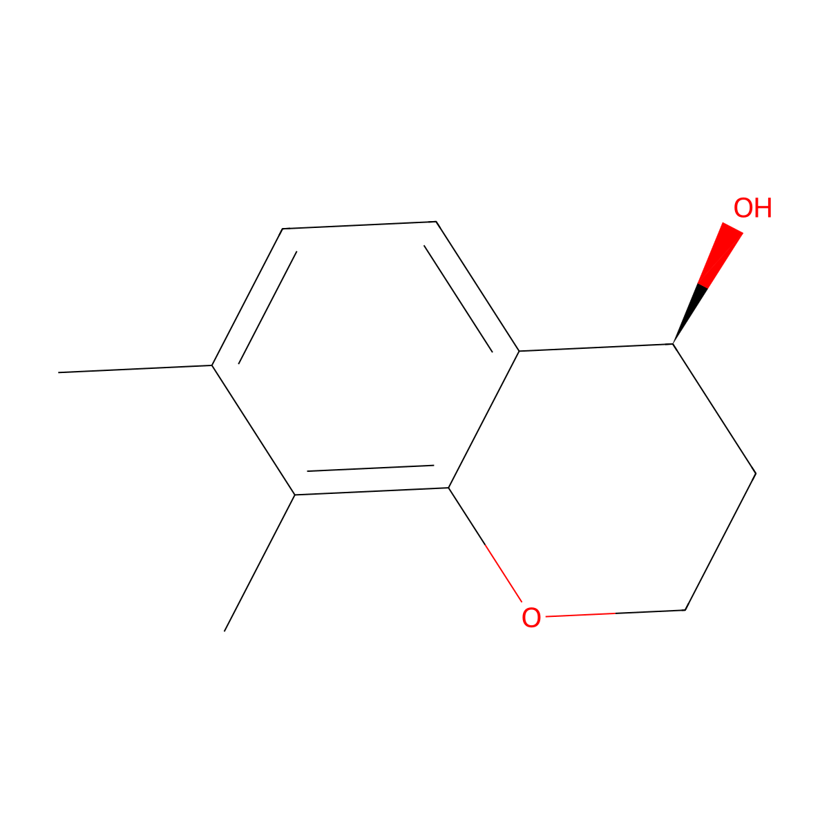 (4S)-7,8-Dimethyl-3,4-dihydro-2H-1-benzopyran-4-OL molecular structure, CAS 1568201-94-4