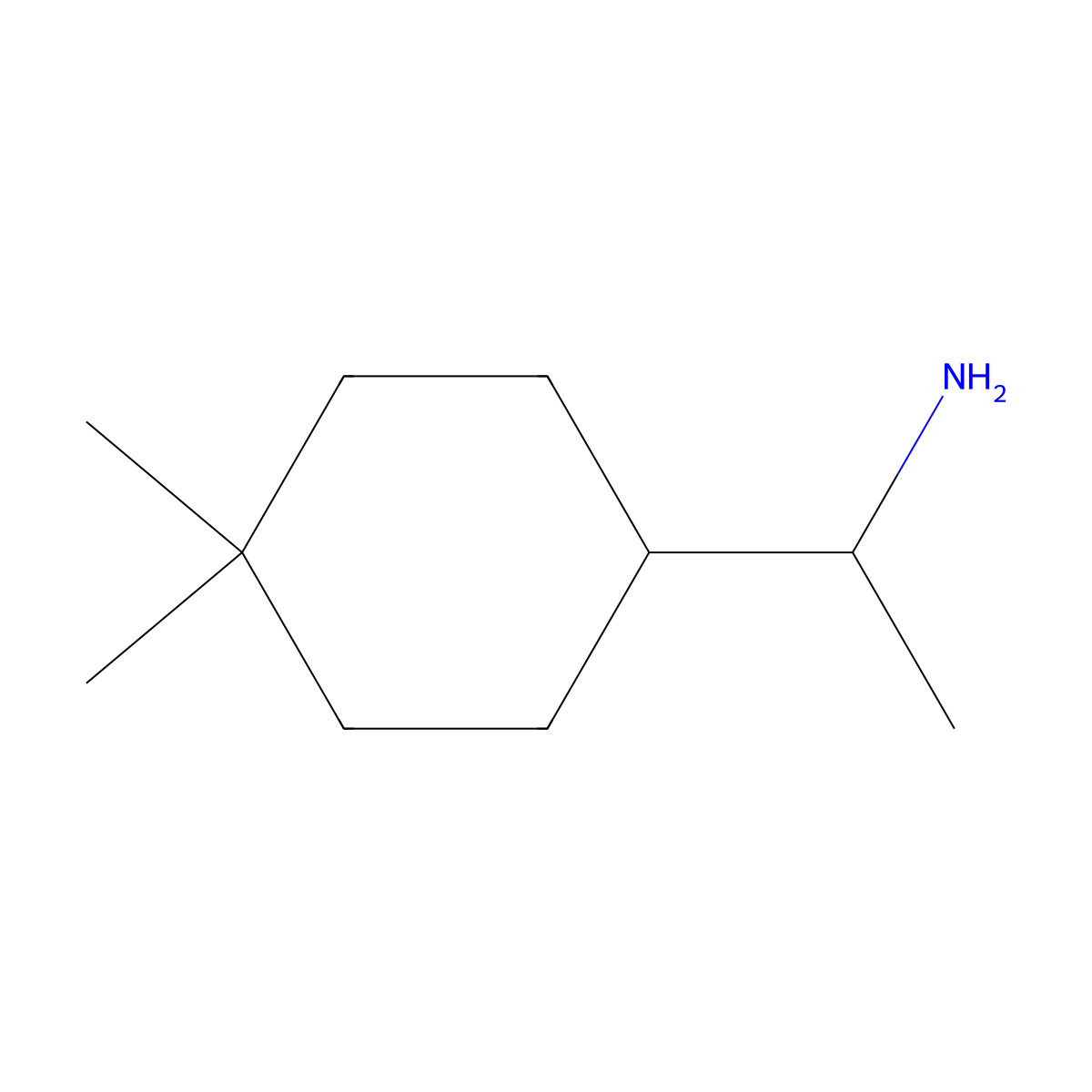 (S)-1-(4,4-Dimethylcyclohexyl)ethan-1-amine molecular structure, CAS 1568249-79-5