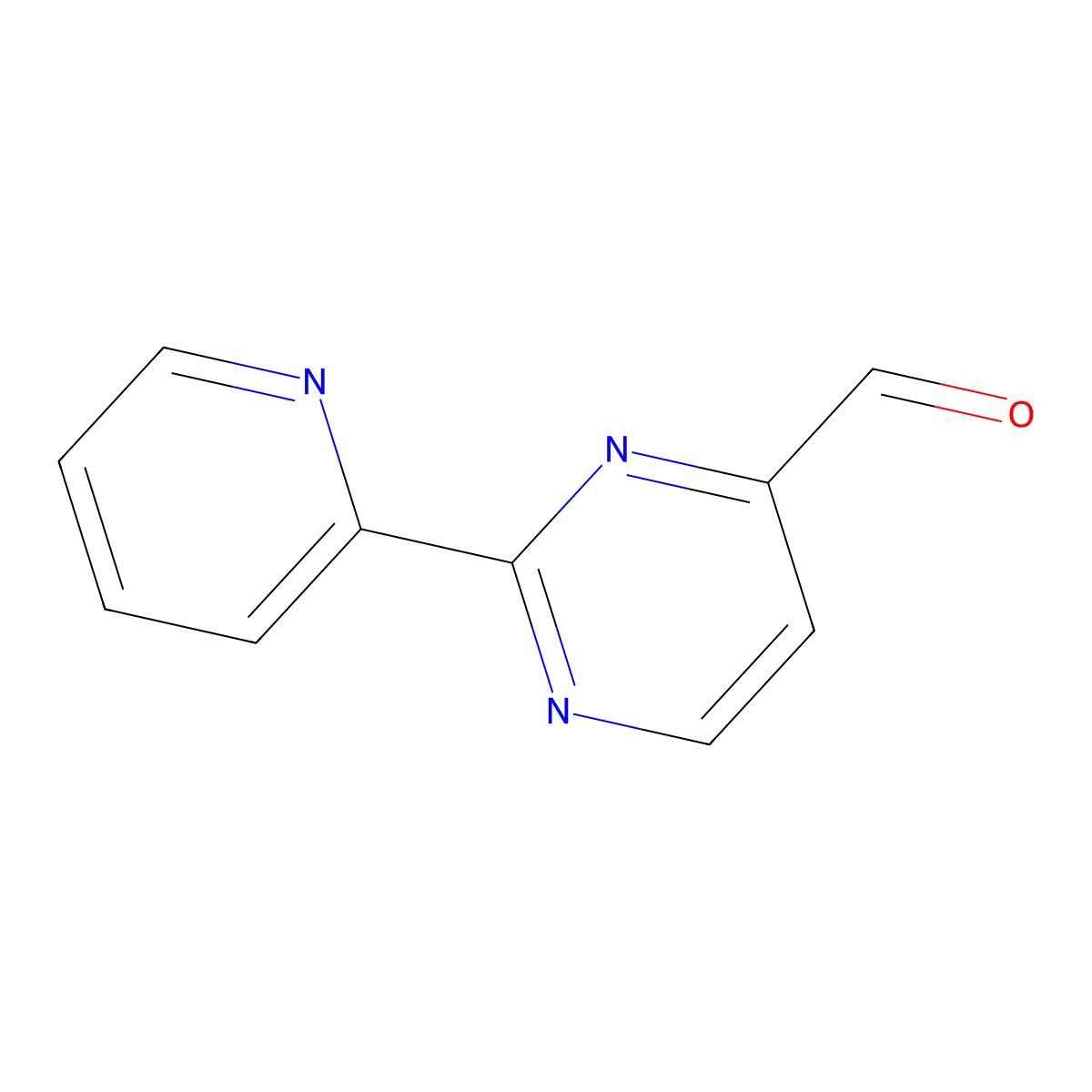 2-(Pyridin-2-yl)pyrimidine-4-carbaldehyde molecular structure, CAS 156825-28-4